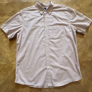 GAP Vibrant Pink Cotton Button-Down Shirt – L